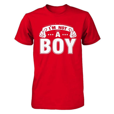 I'm Not A Boy-T-Shirt & Hoodie-Premium T-Shirt-Red