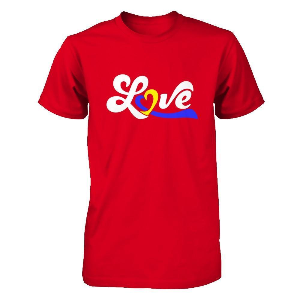 Love Down Syndrome Awareness-T-Shirt & Hoodie-Premium T-Shirt-Red