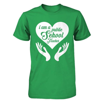 I Am A Public School Teacher-T-Shirt & Hoodie-Premium T-Shirt-Kelly Green