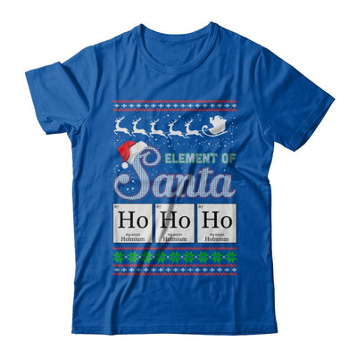 Hohoho Element Of Santa Chemistry Christmas-T-Shirt & Sweatshirt-Premium T-Shirt-Royal