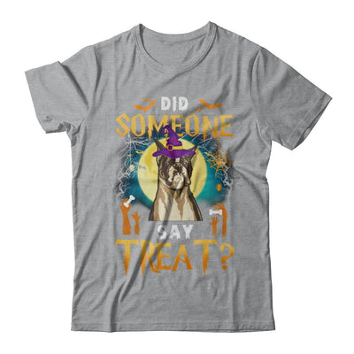 Did Someone Say Treat Boxer Halloween Costume-T-Shirt & Hoodie-Classic T-Shirt-Sport Grey