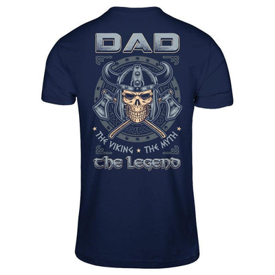 Dad The Viking The Myth The Legend-T-Shirt & Hoodie-Classic T-Shirt-Navy