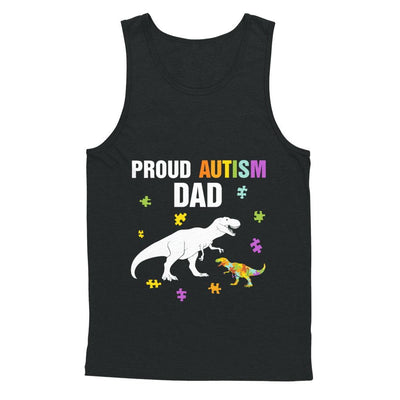 Proud Autism Dad T-Rex Dinosaur Autism Awareness-T-Shirt & Hoodie-