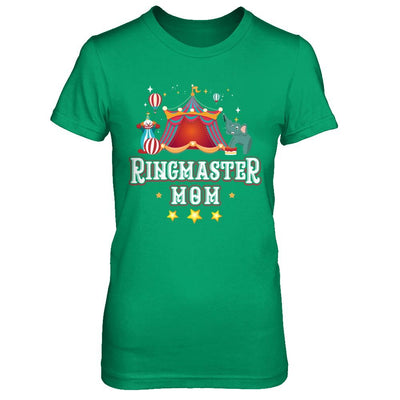 Ringmaster Mom Circus Carnival Children Party-T-Shirt & Hoodie-Women's T-Shirt-Irish Green