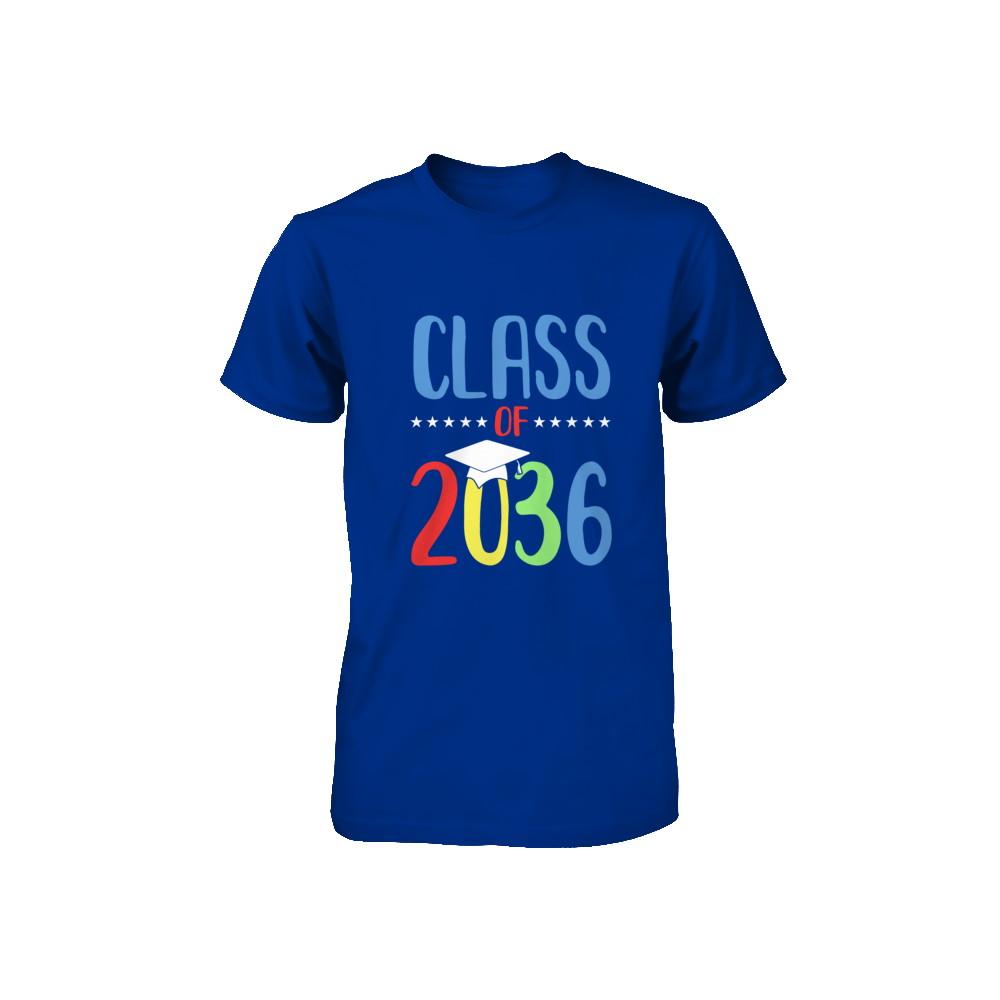 Grow With Me First Day Of School Class Of 2036 Youth-Youth Shirt-