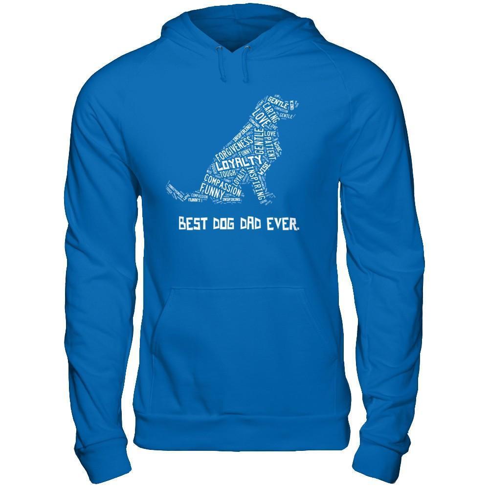 Best Dog Dad Ever Golden Retriever Lovers-T-Shirt & Hoodie-Pullover Hoodie-Royal