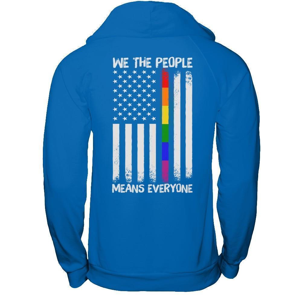 We The People Means Everyone-T-Shirt & Hoodie-Pullover Hoodie-Royal
