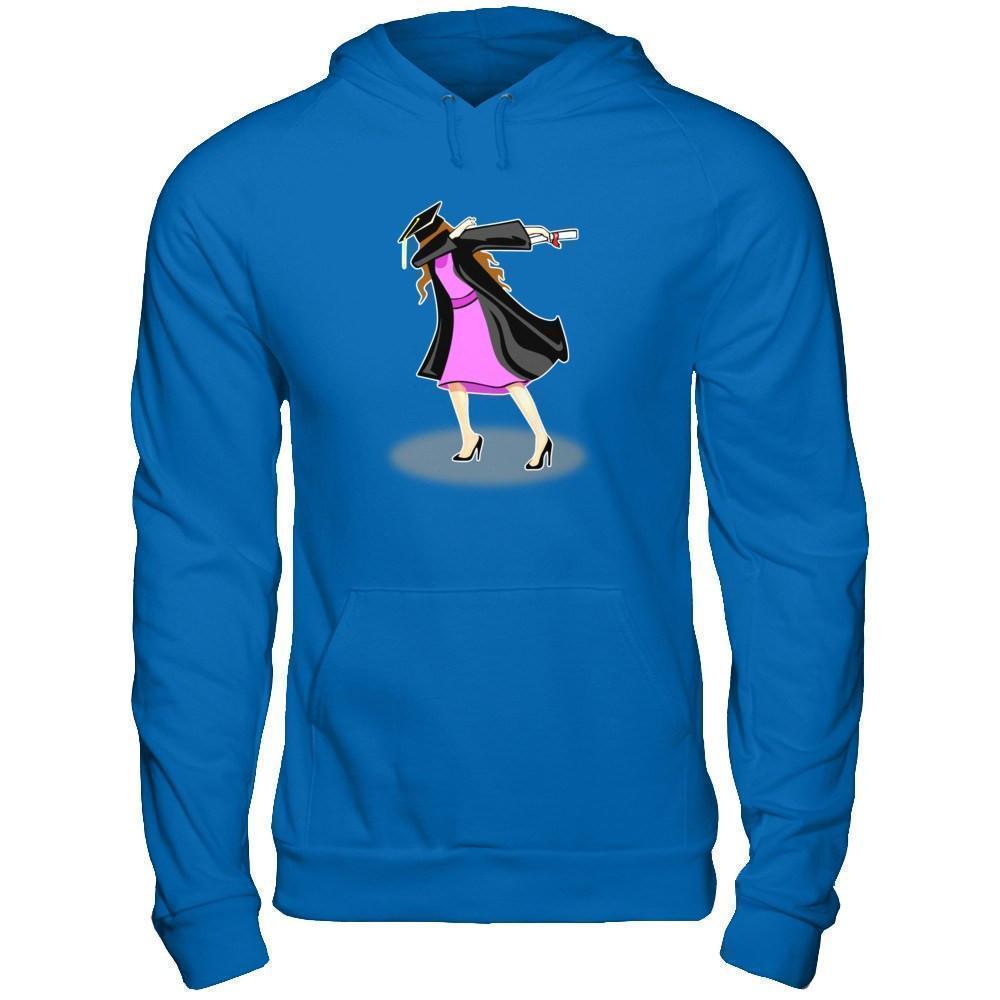 Funny Dabbing Senior College High School Graduation 2018-T-Shirt & Hoodie-Pullover Hoodie-Royal