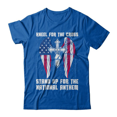 Kneel For The Cross Stand Up For The National Anthem-T-Shirt & Hoodie-Premium T-Shirt-Royal