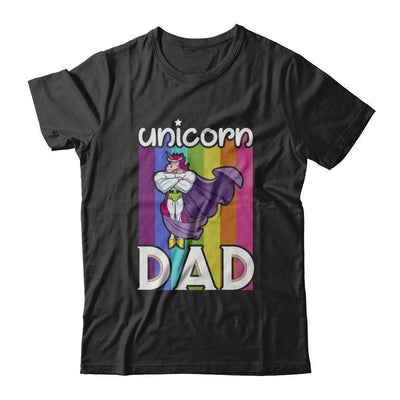 Funny Unicorn Dad-T-Shirt & Hoodie-Classic T-Shirt-Black