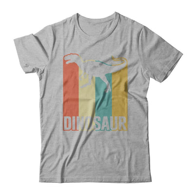 Classic Vintage Retro Style Dinosaur-T-Shirt & Hoodie-Premium T-Shirt-Heather Gray