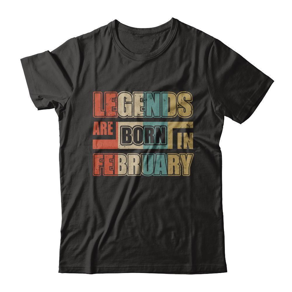 Classic Vintage Legends Are Born In February Birthday