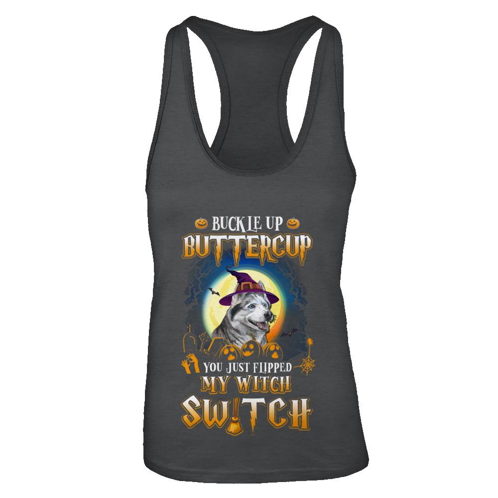 Buckle Up Buttercup Halloween Witch Husky Costume
