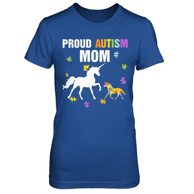 Proud Autism Mom Unicorn Autism Awareness-T-Shirt & Hoodie-