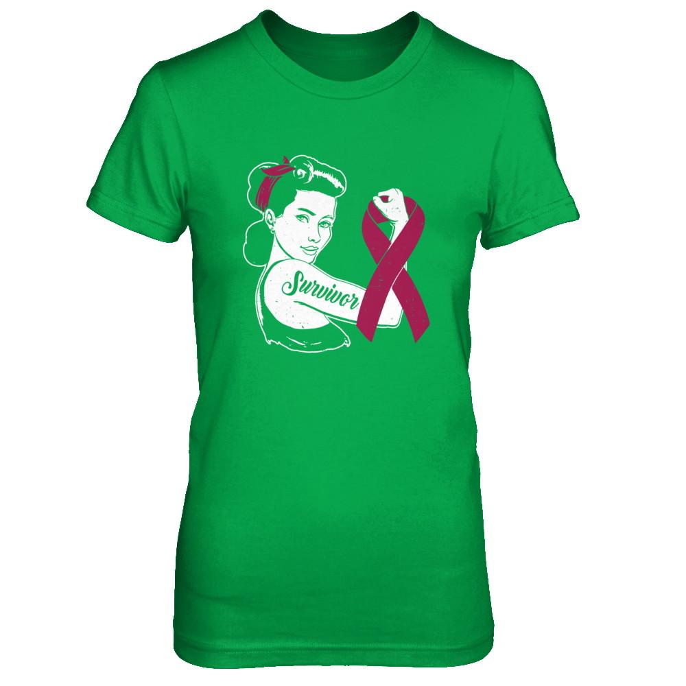 We Can Cure It Multiple Myeloma Awareness Survivor-T-Shirt & Hoodie-Women's T-Shirt-Irish Green