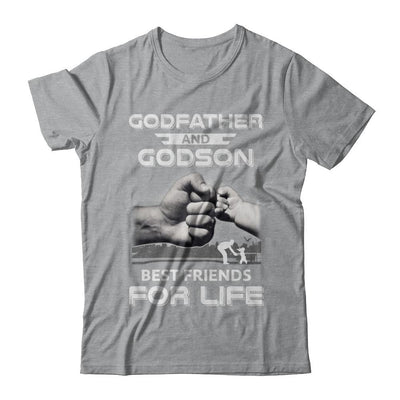 God-Father God-Son Best Friends For Life Fathers Day-T-Shirt & Hoodie-Classic T-Shirt-Sport Grey
