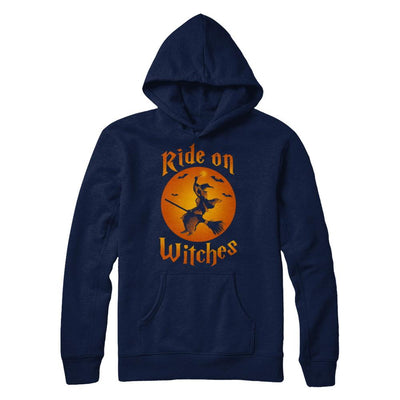 Ride On Witches-T-Shirt & Sweatshirt-Pullover Hoodie-Navy