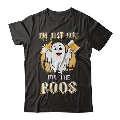 I'm Just Here For The Boos Halloween Beer-T-Shirt & Hoodie-Premium T-Shirt-Black