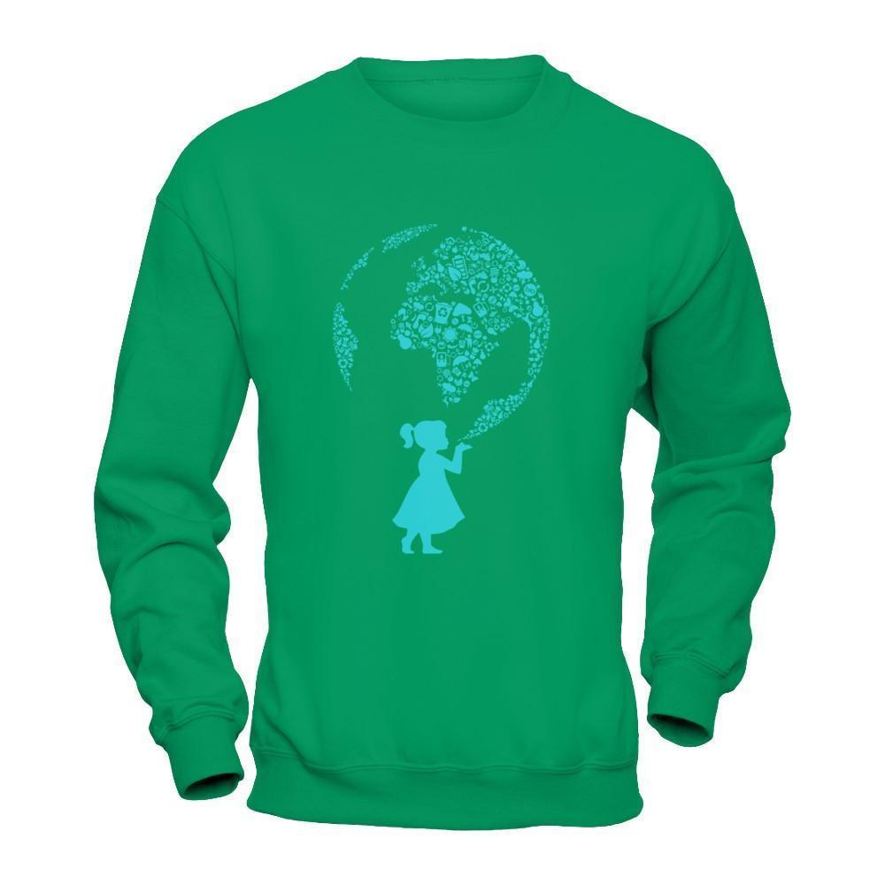 Save Mother Earth Day 2018-T-Shirt & Hoodie-Crewneck Sweatshirt-Irish Green