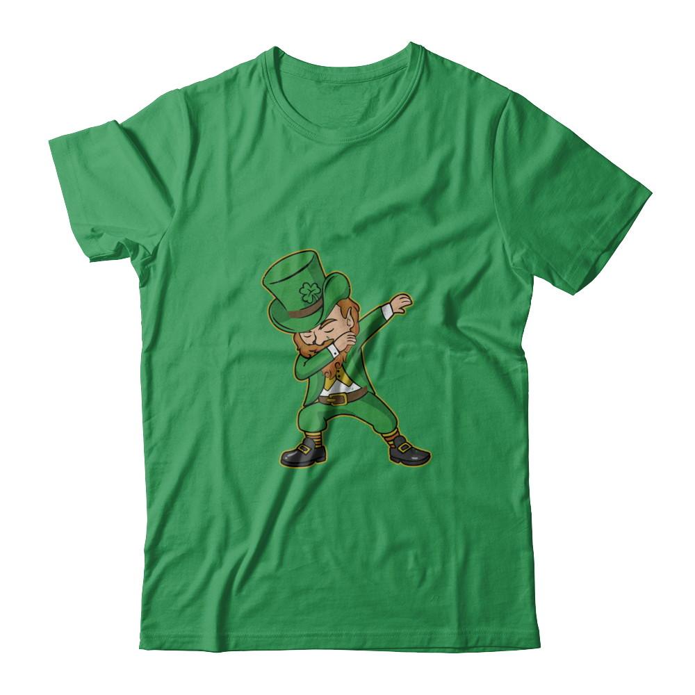 Dabbing St Patricks Day Leprechaun-T-Shirt & Hoodie-Premium T-Shirt-Kelly Green