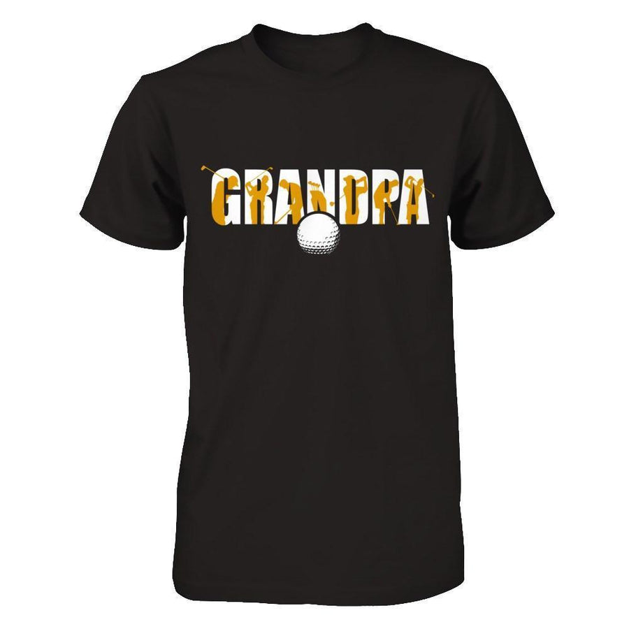 Golf Grandpa Father's Day-T-Shirt & Hoodie-Classic T-Shirt-Black