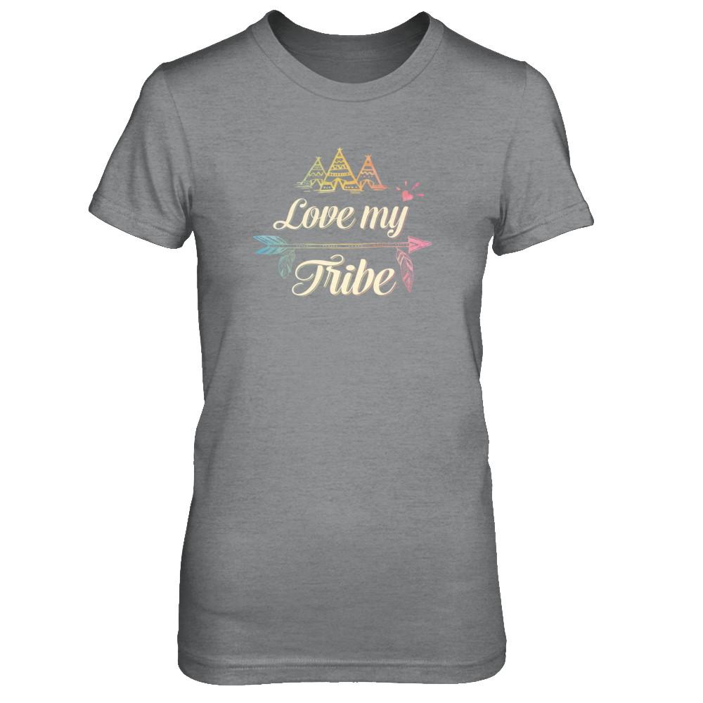 Love My Tribe-T-Shirt & Tank Top-Women's T-Shirt-Sport Grey