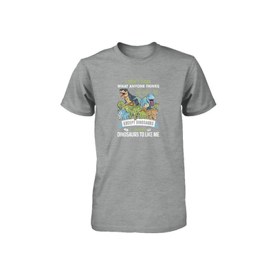 I Don't Care Except Dinosaurs Want Dinosaurs To Like Me Youth-Youth Shirt-Toddler T-Shirt-Heather