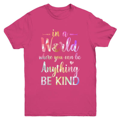 Autism In A World Where You Can Be Anything Be Kind Youth-Youth Shirt-Youth T-Shirt-Heliconia