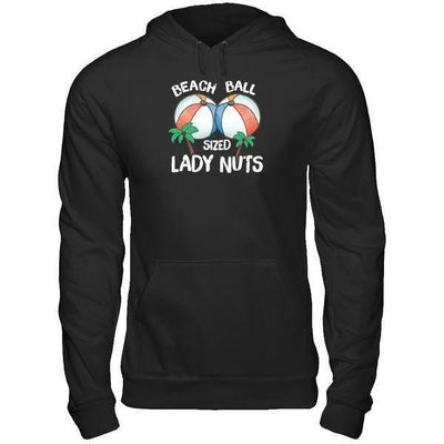 Beach Ball Sized Lady Nuts-T-Shirt & Tank Top-Pullover Hoodie-Black