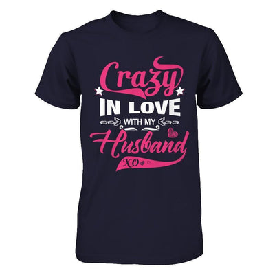 Crazy In Love With My Husband-T-Shirt & Hoodie-Premium T-Shirt-Midnight Navy