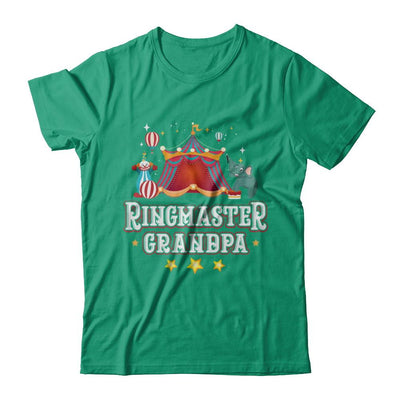 Ringmaster Grandpa Circus Carnival Children Party-T-Shirt & Hoodie-Classic T-Shirt-Kelly Green
