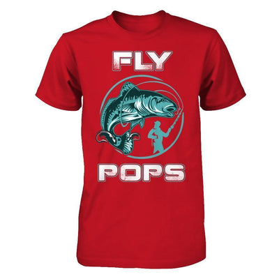 Fly Fishing Pops-T-Shirt & Hoodie-Classic T-Shirt-Red