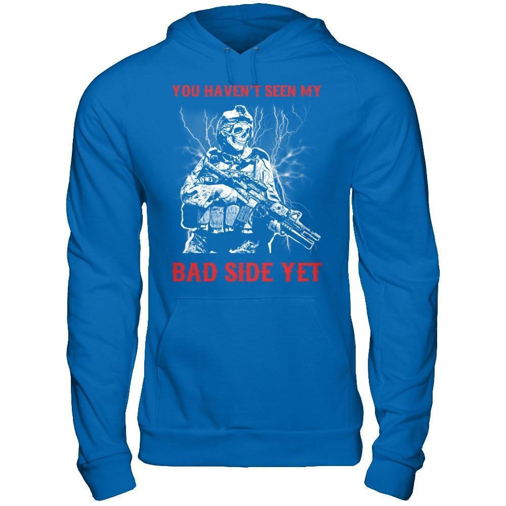 Soldier You Haven't Seen My Bad Side Yet-T-Shirt & Hoodie-Pullover Hoodie-Royal