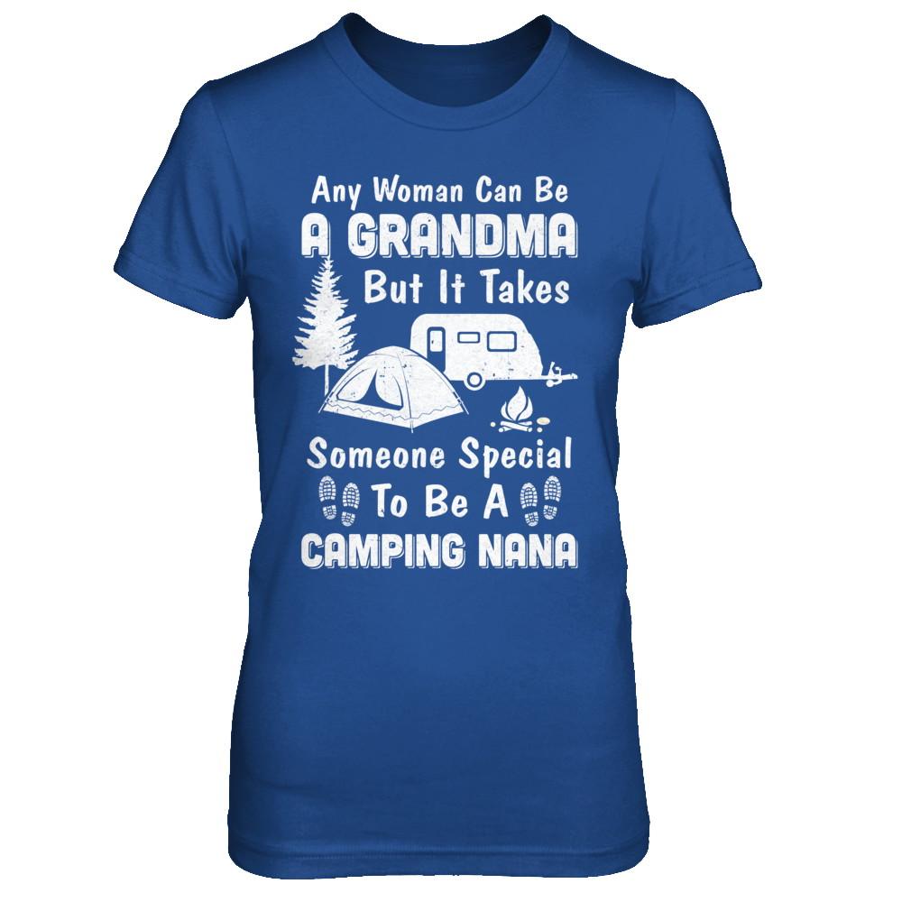 Camping Nana Grandma Mothers Day Gift-T-Shirt & Hoodie-Women's T-Shirt-Royal