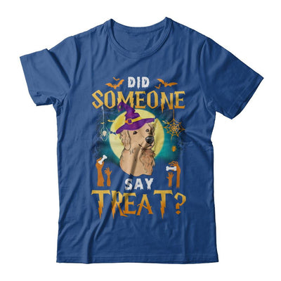 Did Someone Say Treat Golden Retriever Halloween Costume-T-Shirt & Hoodie-Classic T-Shirt-Royal