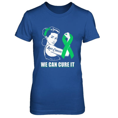 Liver Cancer Awareness Survivor We Can Cure It-T-Shirt & Hoodie-Women's T-Shirt-Royal