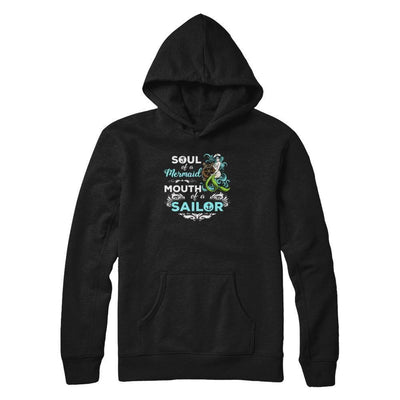 Soul Of A Mermaid Mouth Of A Sailor-T-Shirt & Tank Top-Pullover Hoodie-Black