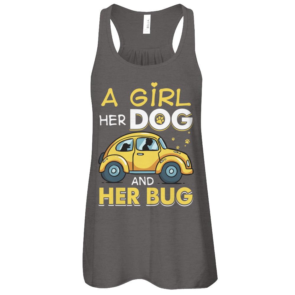 A Girl Her Dog And Her Bug-T-Shirt & Tank Top-