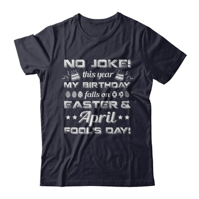 Birthday On Easter And April Fools Day-T-Shirt & Hoodie-Premium T-Shirt-Midnight Navy