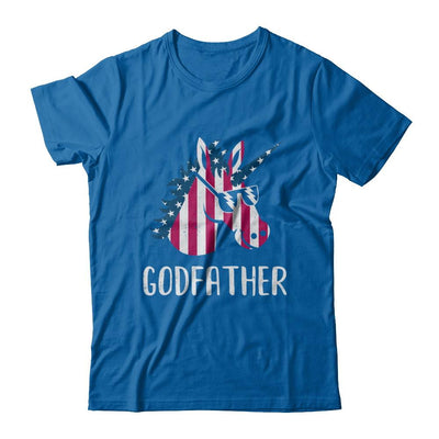 Patriotic Godfather Unicorn Americorn 4Th Of July-T-Shirt & Hoodie-Classic T-Shirt-Royal