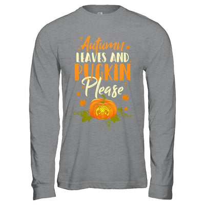 Halloween Costumes Autumn Leaves Pugkin Pug Pumpkin-T-Shirt & Hoodie-Long Sleeve T-Shirt-Sport Grey
