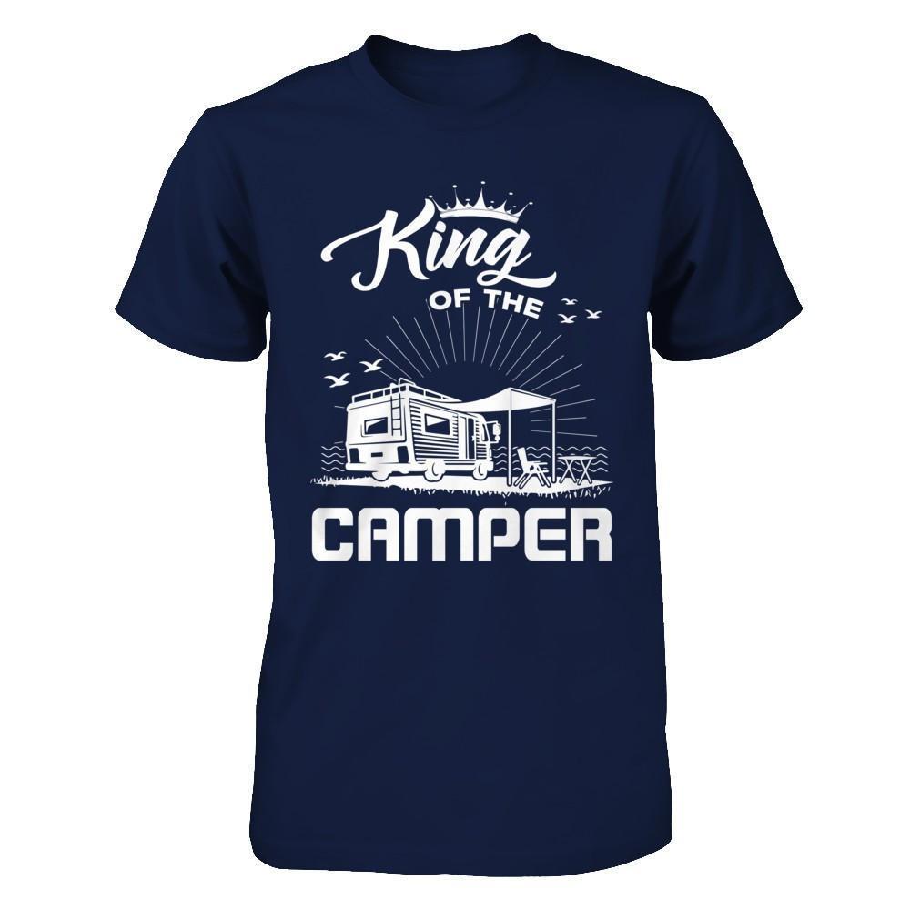 King Of The Camper-T-Shirt & Hoodie-Classic T-Shirt-Navy