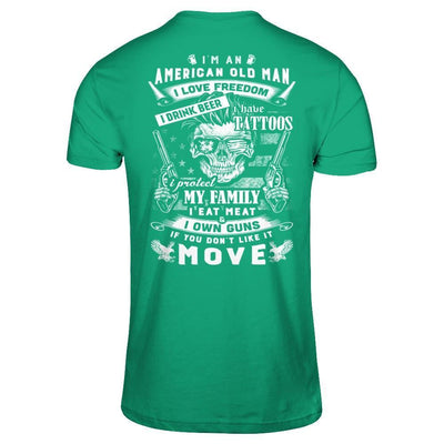 I'm An American Old Man-T-Shirt & Hoodie-Classic T-Shirt-Kelly Green