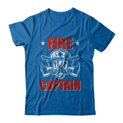 Fire Captain Fireman Dad Firefighter Gift-T-Shirt & Hoodie-Classic T-Shirt-Royal