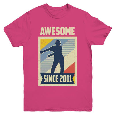 Vintage Floss 10th 2011 Birthday Gift for 10 Years Old Youth-Youth Shirt-Youth T-Shirt-Heliconia