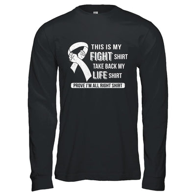 This Is My Fight Lung Cancer Awareness-T-Shirt & Hoodie-Long Sleeve T-Shirt-Black