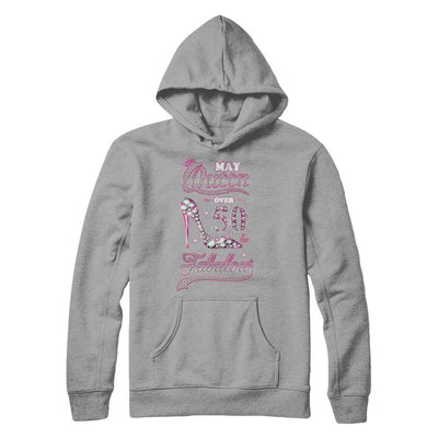 May Queen 50 And Fabulous 1971 50th Years Old Birthday-T-Shirt & Hoodie-Pullover Hoodie-Light Steel