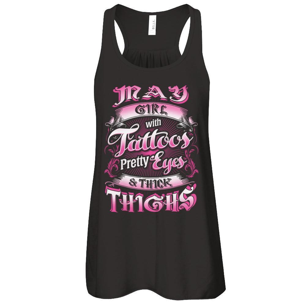 May Girl With Tattoos Pretty Eyes Thick Thighs
