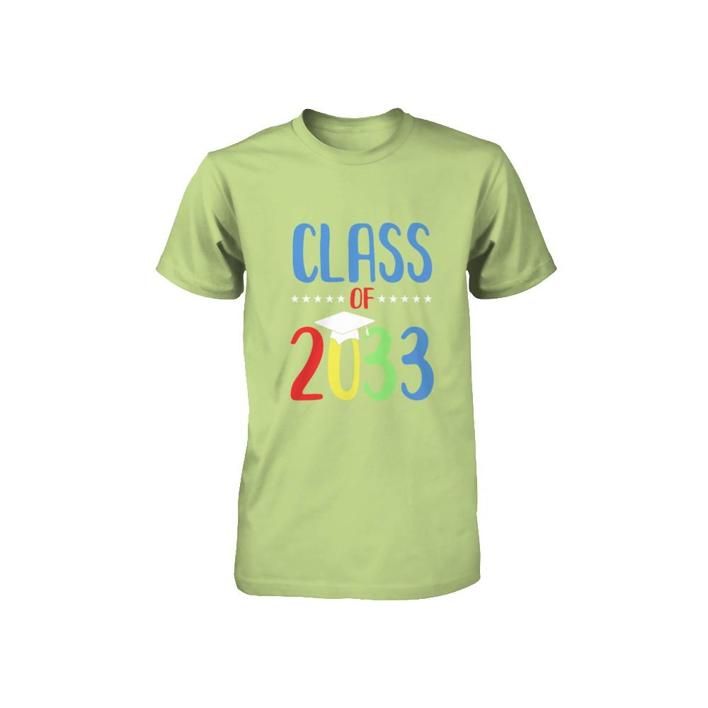 Grow With Me First Day Of School Class Of 2033 Youth-Youth Shirt-Toddler T-Shirt-Key Lime