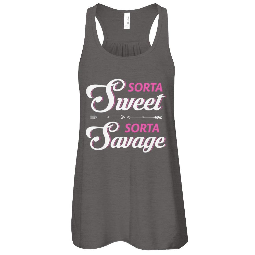 Sorta Sweet Sorta Savage-T-Shirt & Tank Top-